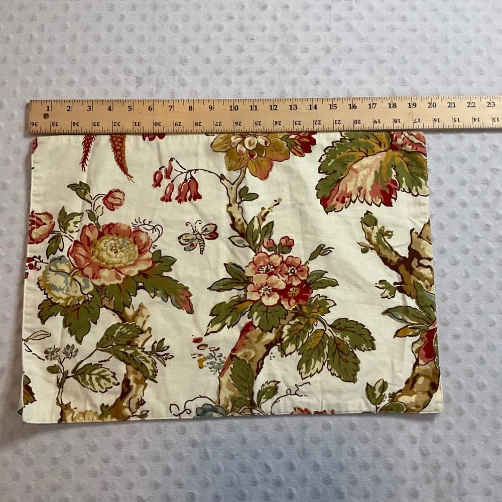 Pottery Barn Placemats Floral Linen Cotton Blend Set‎ of 10 Table Decor